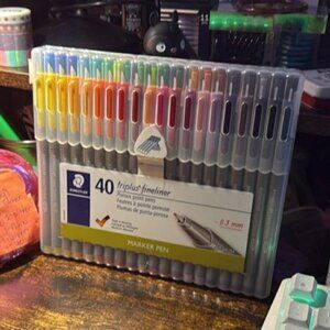 Staedtler Triplus Fineliner 40CT 0.3mm w/case - NEW